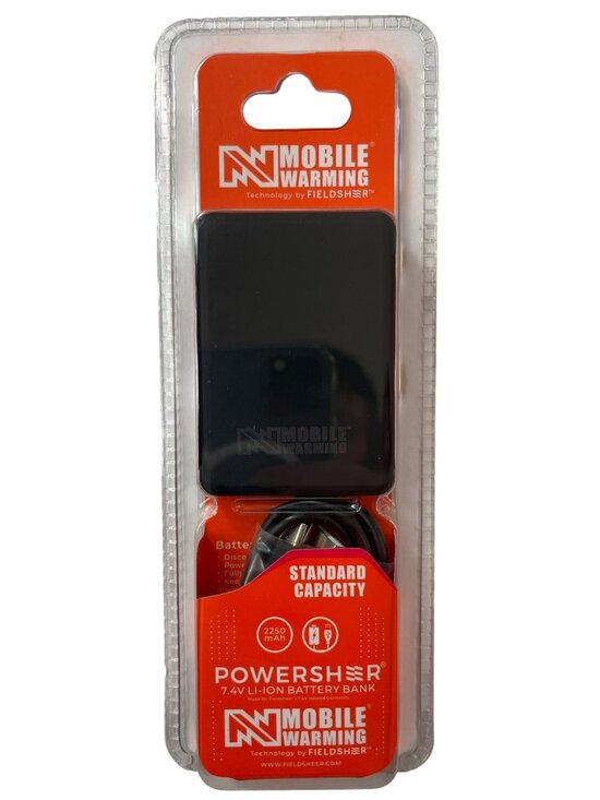 Mobile Warming Other - Mobile Warming Powersheer 7.4V Li-Ion Battery Bank 2250mAh Heated Gear SEALED